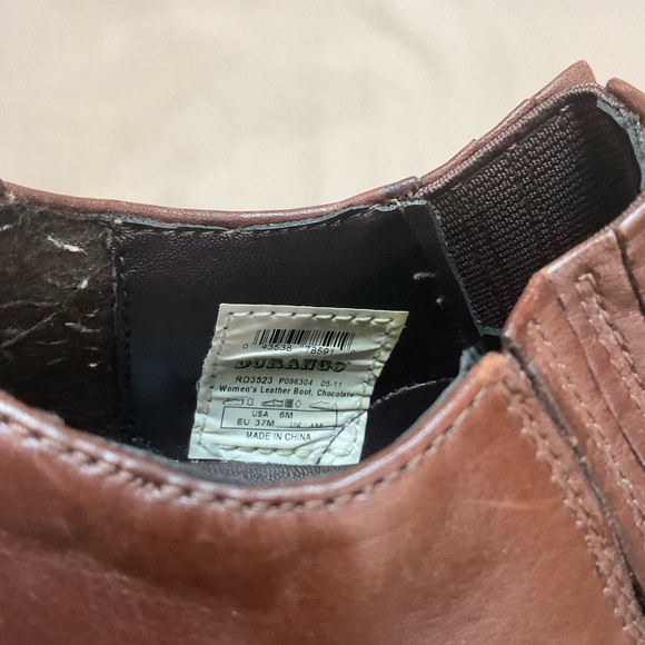 Durango Western Leather Ankle Boots - Picture 4 of 7